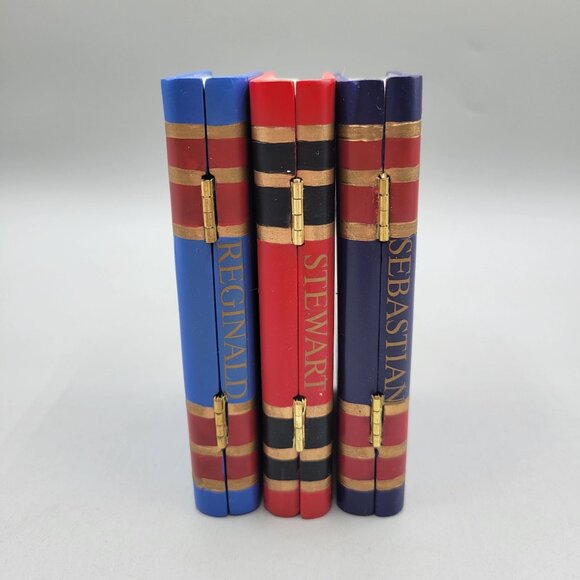 Charming Tails Library Character Figurines Collection 98/547 Set of Three Books - Picture 5 of 11